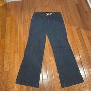 Liz&Co Dark Wash Wide Leg Jeans
